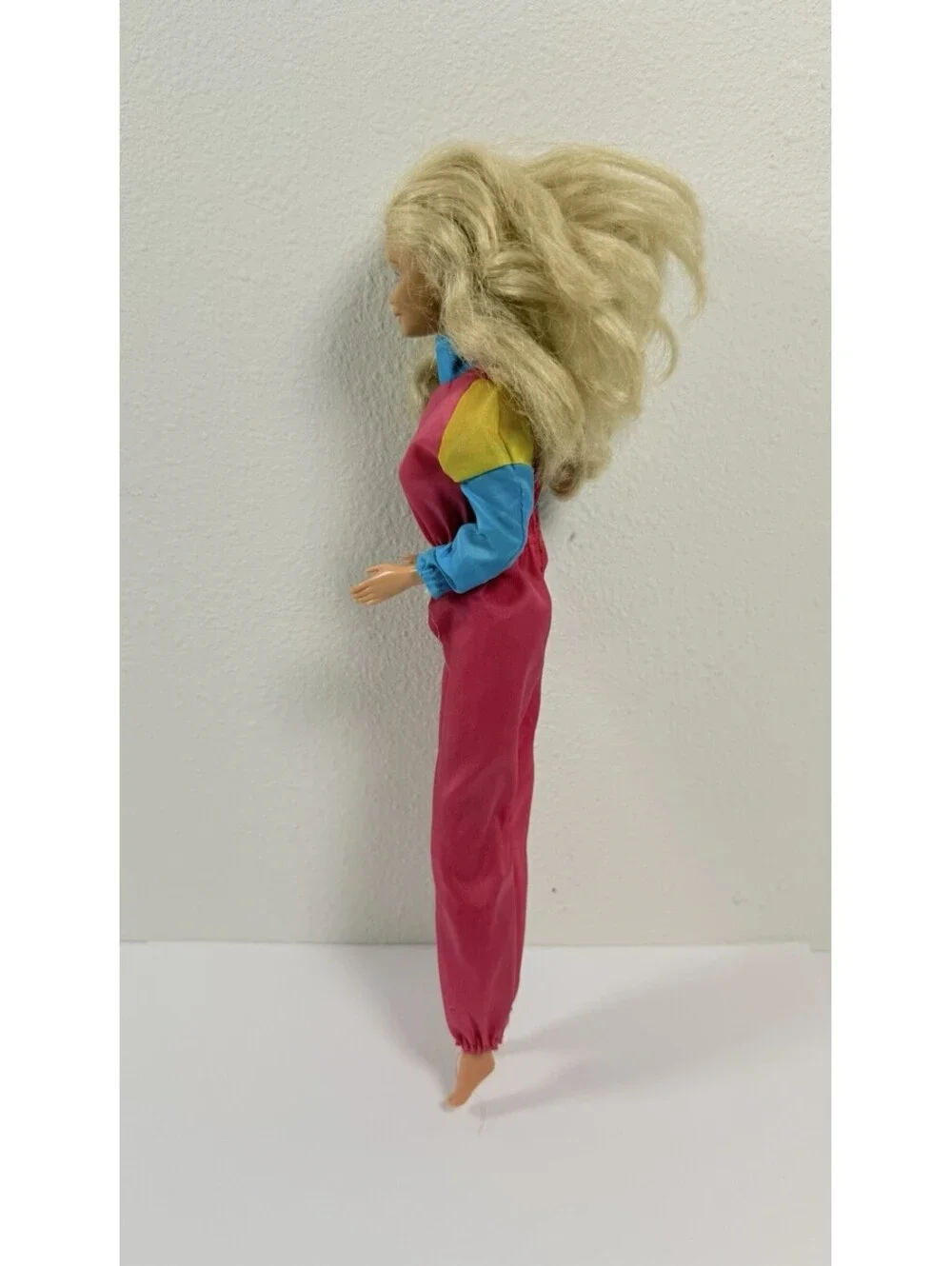 Barbie Vintage Doll Blue Rhinestone Eyes & Ski Suit